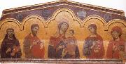 Guido da Siena Madonna and Child with Four Saints Spain oil painting reproduction